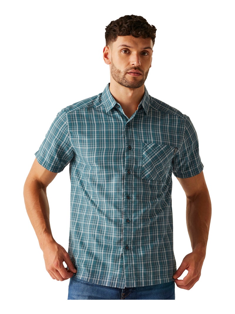 Régate - Chemise manches courtes motif/style à carreaux MINDANO Gris - Kiabi
