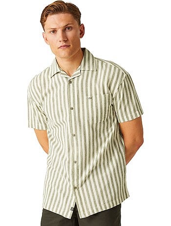 Regatta - Chemise manches courtes motif/style à rayures SHOREBAY