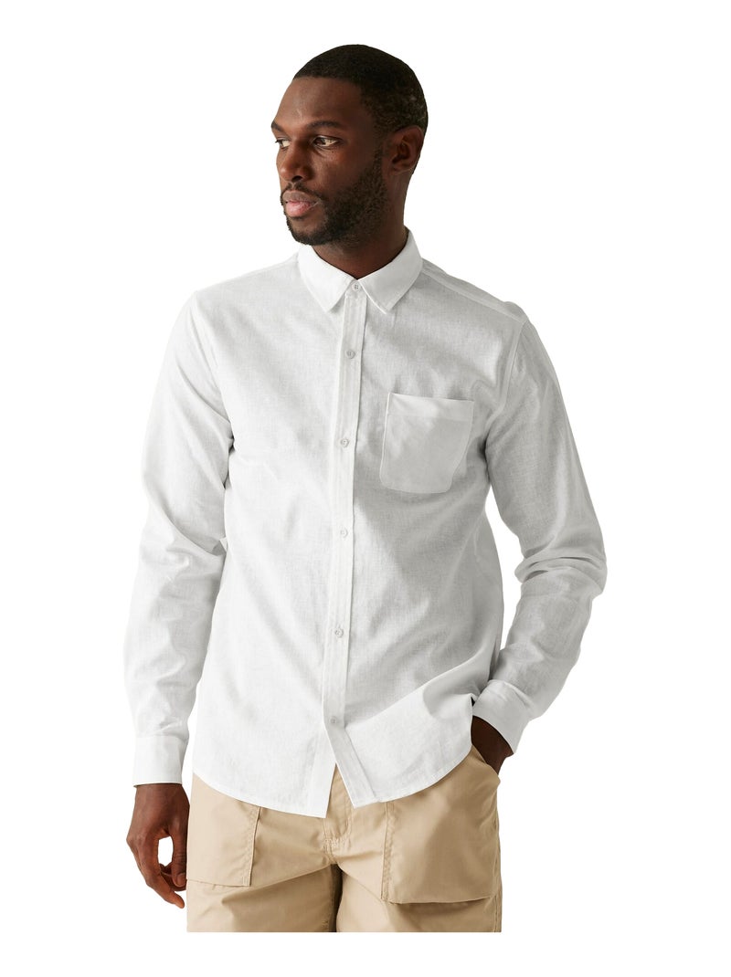 Régate - Chemise manches longues LORAN Blanc - Kiabi