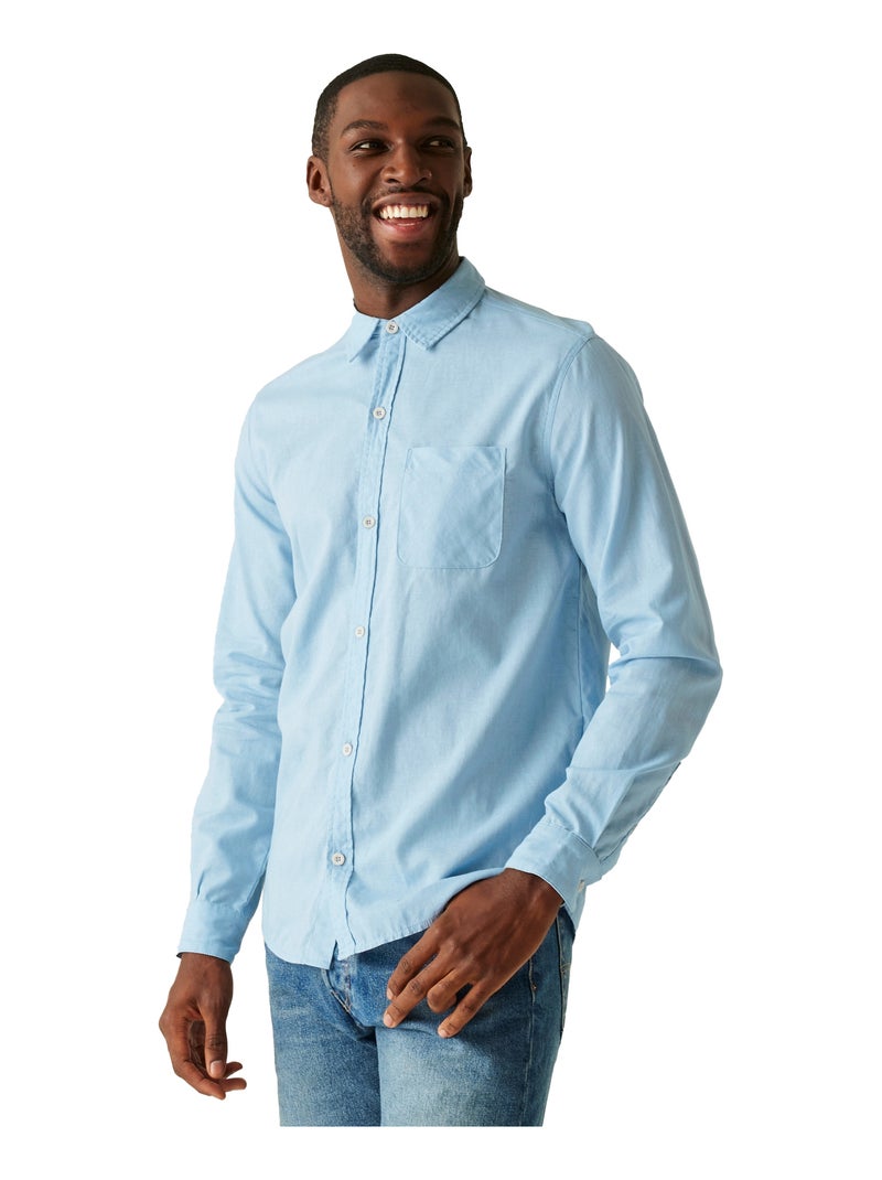 Régate - Chemise manches longues LORAN Bleu anthracite - Kiabi