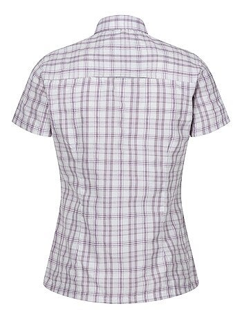 Régate - Chemisier manches courtes motif/style à carreaux MINDANO