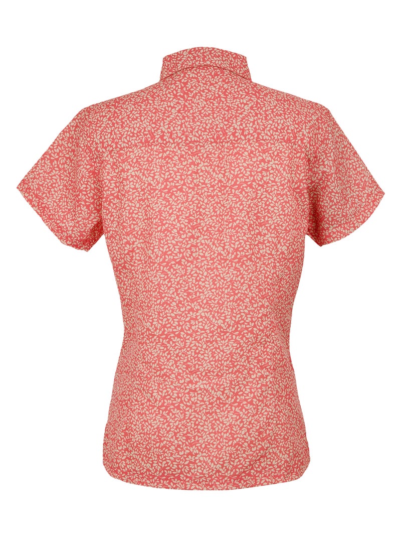 Régate - Chemisier manches courtes motif/style imprimé feuille MINDANO Orange clair - Kiabi