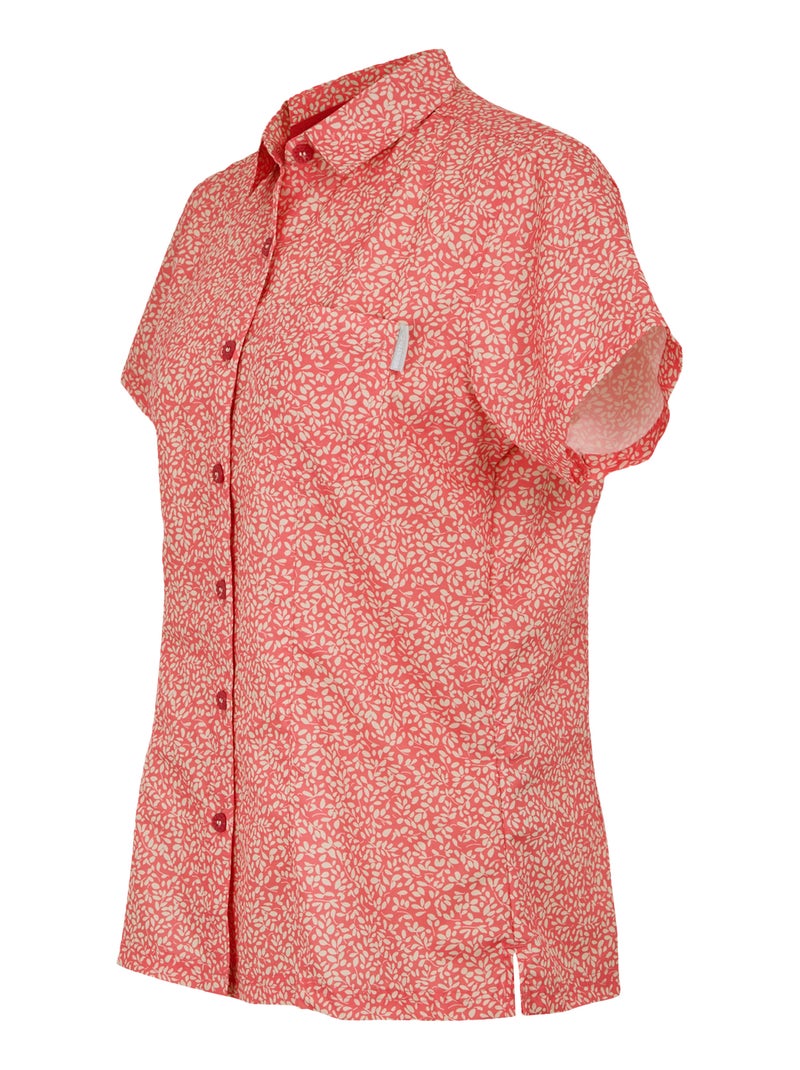 Régate - Chemisier manches courtes motif/style imprimé feuille MINDANO Orange clair - Kiabi