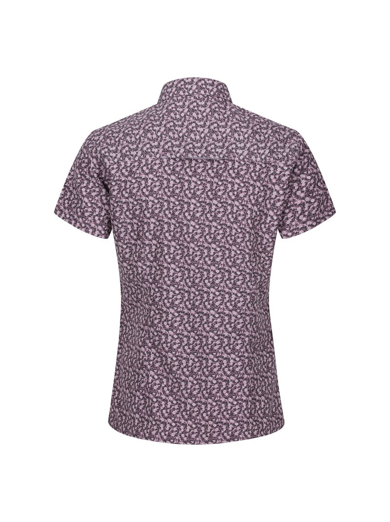 Régate - Chemisier manches courtes motif/style Imprimé petites fleurs MINDANO Lavande - Kiabi