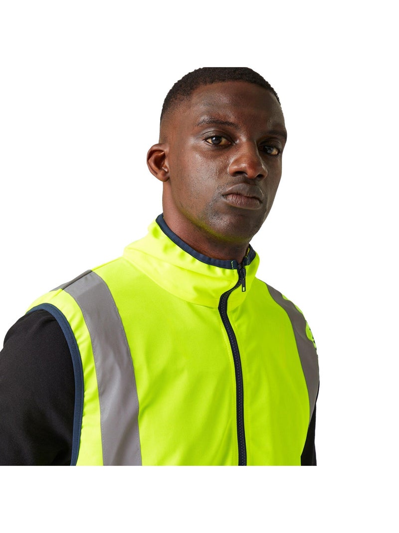 Régate - Gilet haute visibilité PRO Bleu Jaune - Kiabi