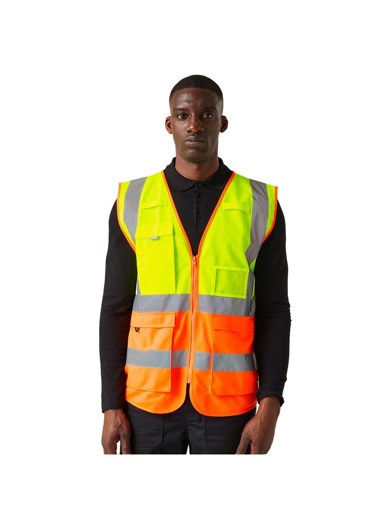 Régate - Gilet haute visibilité PRO EXECUTIVE Jaune clair - Kiabi