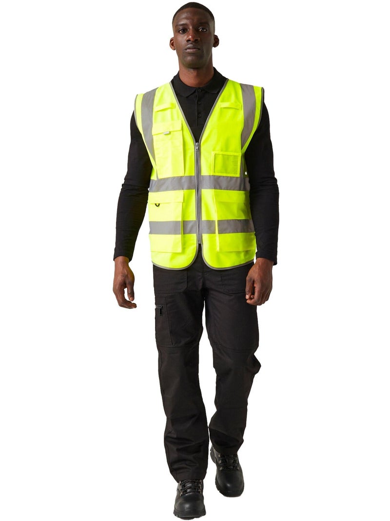 Régate - Gilet haute visibilité PRO EXECUTIVE Jaune - Kiabi