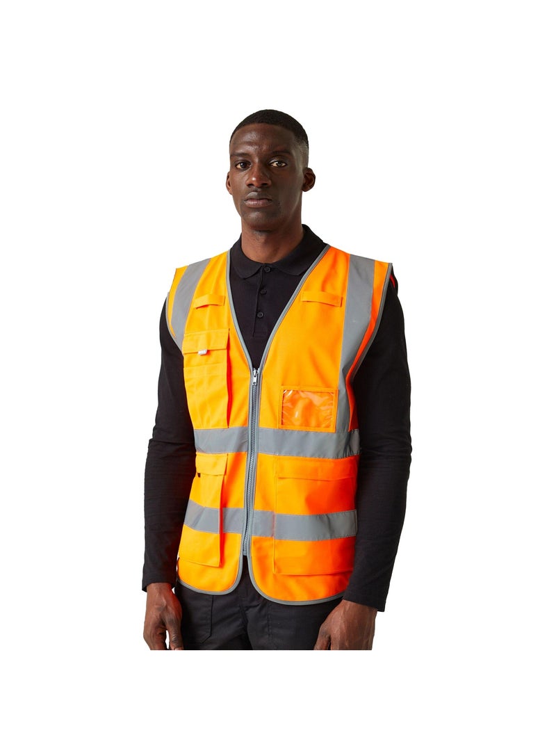 Régate - Gilet haute visibilité PRO EXECUTIVE Orange - Kiabi