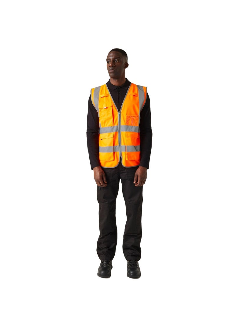 Régate - Gilet haute visibilité PRO EXECUTIVE Orange - Kiabi