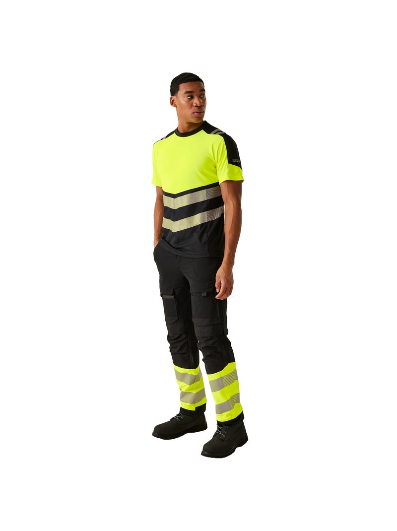 Régate - Gilet haute visibilité X-PRO Noir Jaune - Kiabi