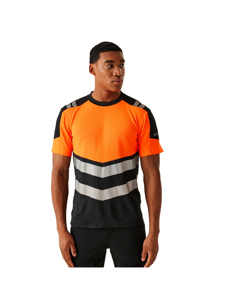 Régate - Gilet haute visibilité X-PRO Noir Orange - Kiabi