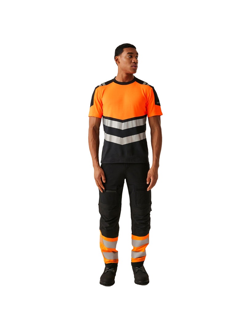Régate - Gilet haute visibilité X-PRO Noir Orange - Kiabi