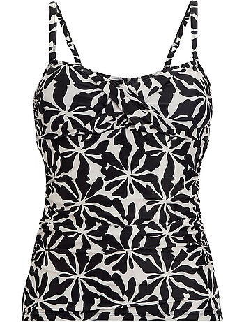 Régate - Haut de tankini motif/style floral abstrait ACEANA
