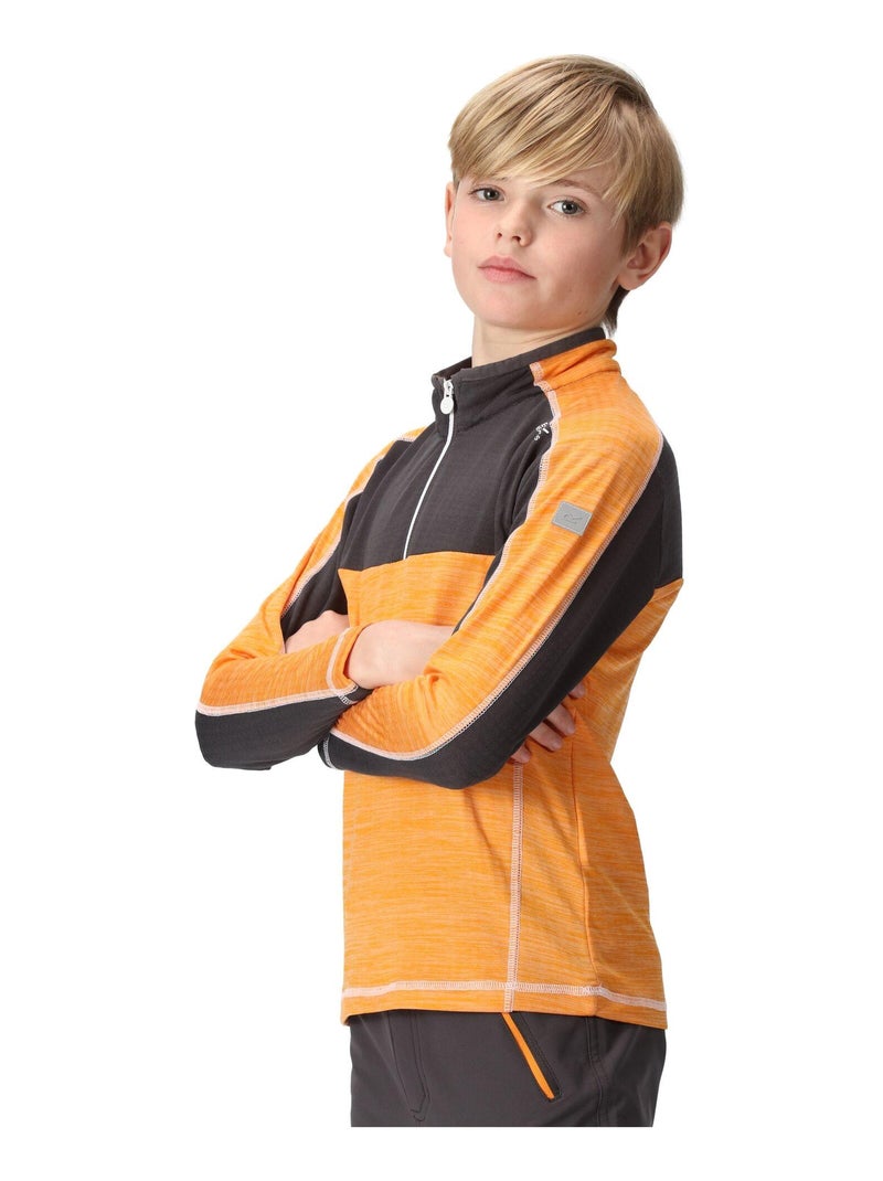 Régate - Haut polaire HEWLEY Orange clémentine - Kiabi