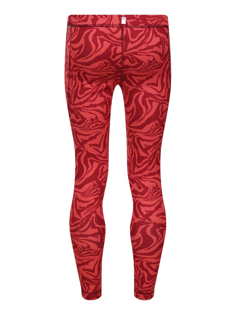 Régate - Legging hiver motif/style imprimé zèbre BARLIA Rose parme - Kiabi