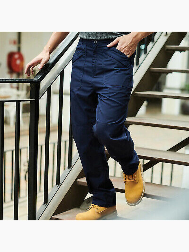 Régate - Pantalon de travail, coupe régulière Bleu marine - Kiabi