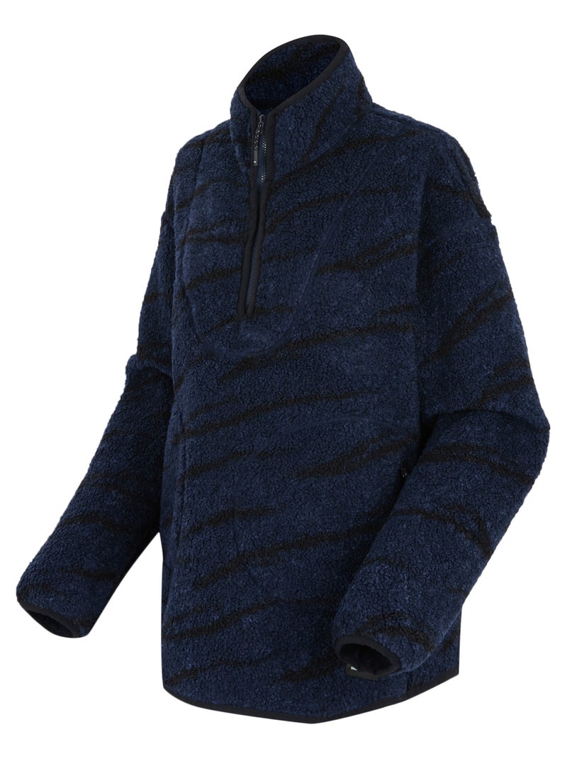 Régate - Polaire motif/style abstrait FRANKIE Bleu marine - Kiabi