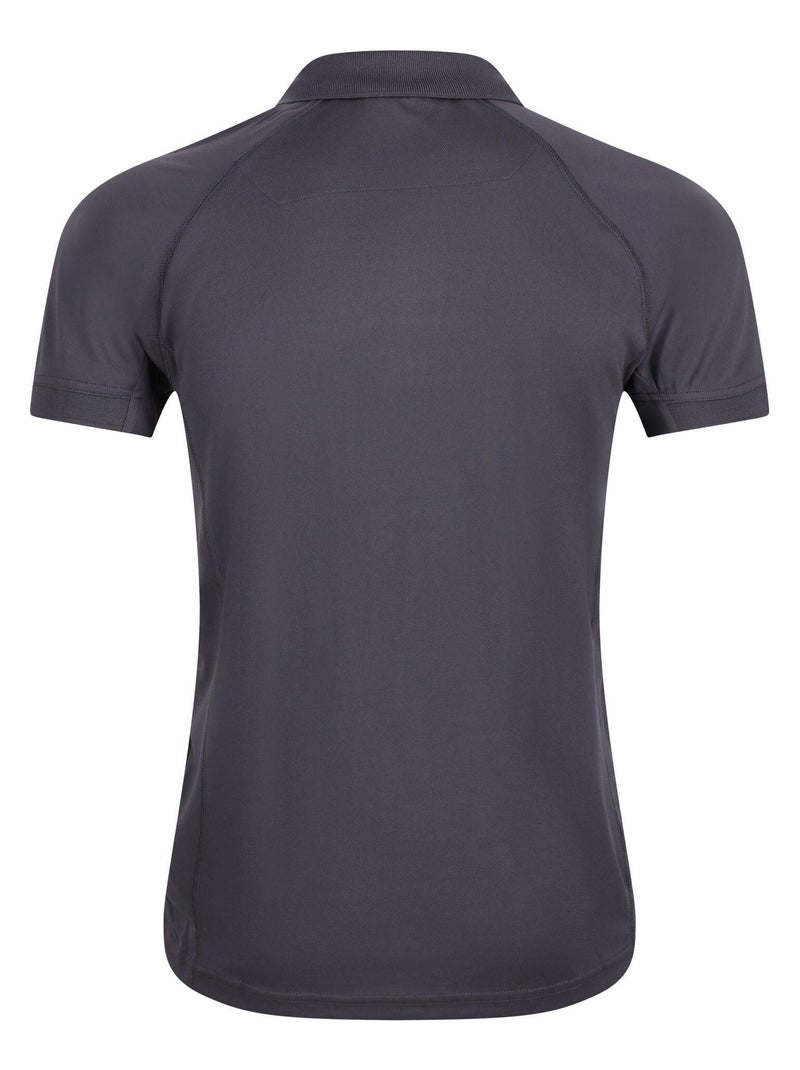 Régate - Polo à manches courtes Gris Noir - Kiabi