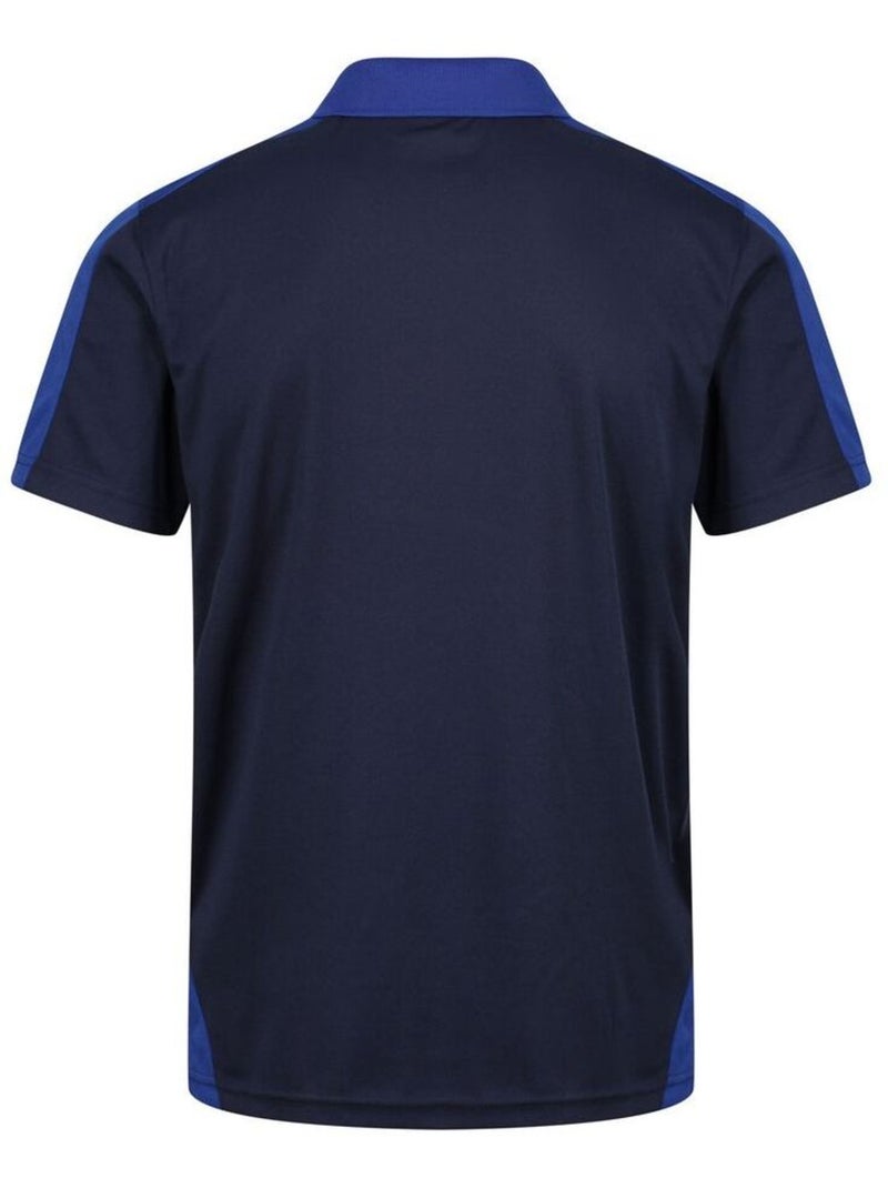 Régate - Polo motif/style Contrasté Bleu marine - Kiabi