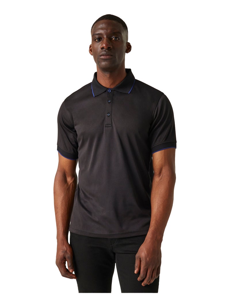 Régate - Polo NAVIGATE Noir Bleu - Kiabi