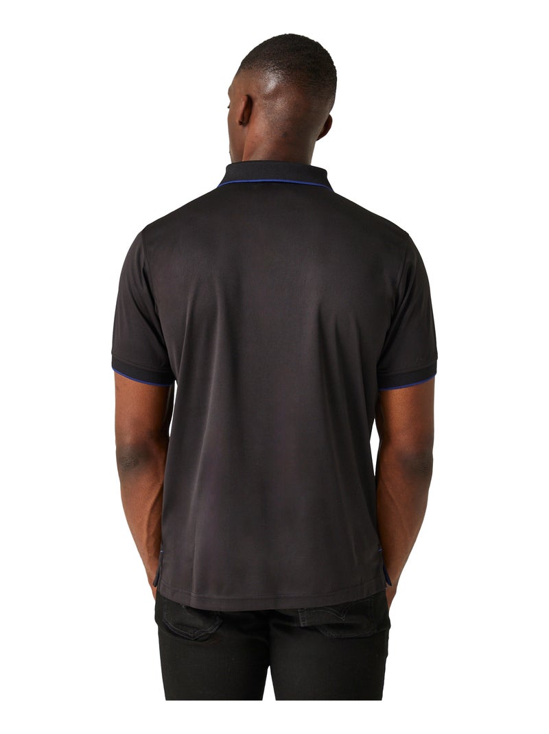 Régate - Polo NAVIGATE Noir Bleu - Kiabi