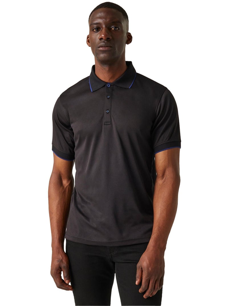 Régate - Polo NAVIGATE Noir Bleu - Kiabi