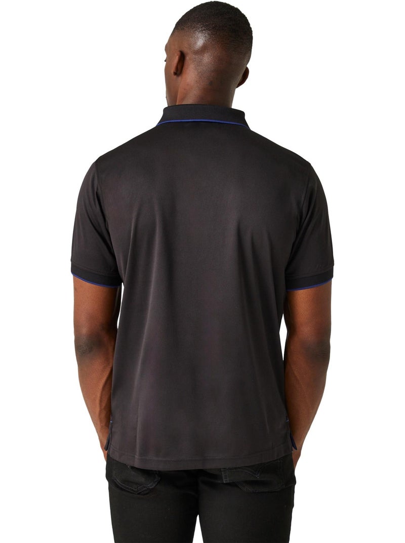 Régate - Polo NAVIGATE Noir Bleu - Kiabi