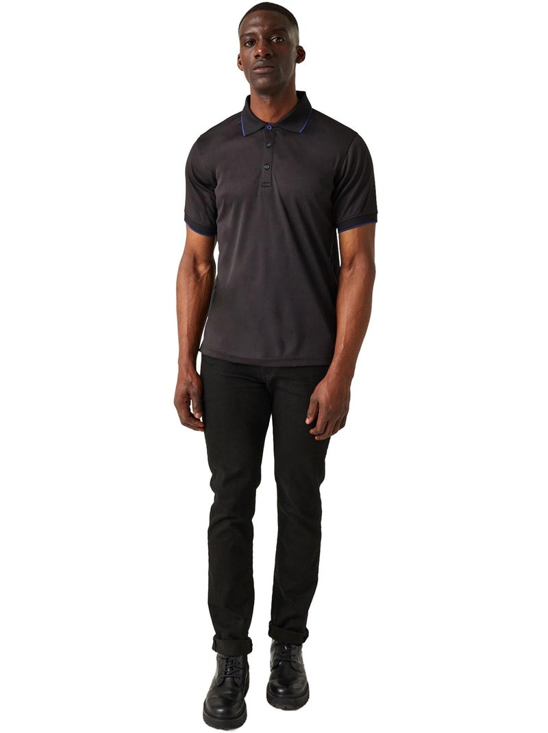 Régate - Polo NAVIGATE Noir Bleu - Kiabi