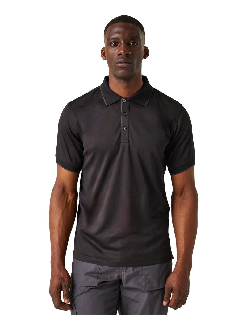 Régate - Polo NAVIGATE Noir Gris - Kiabi