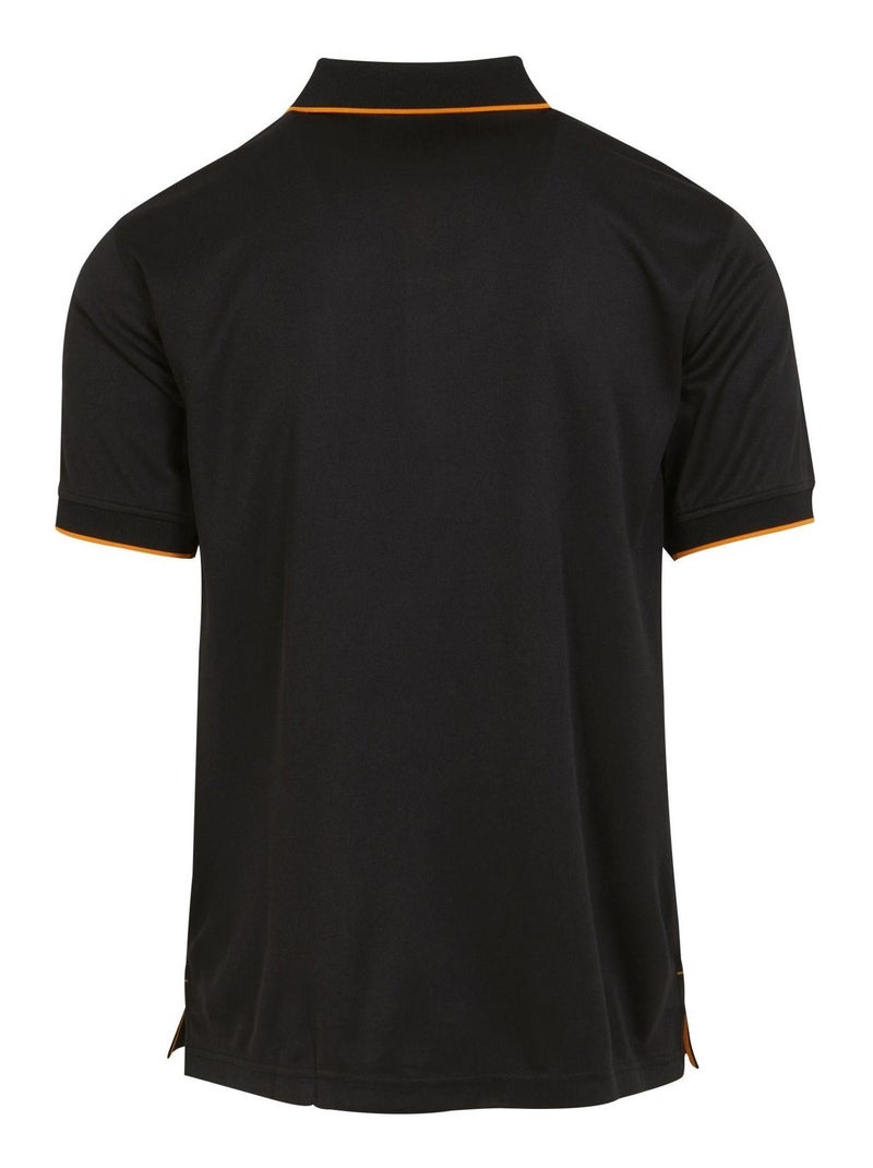 Régate - Polo NAVIGATE Noir Orange - Kiabi