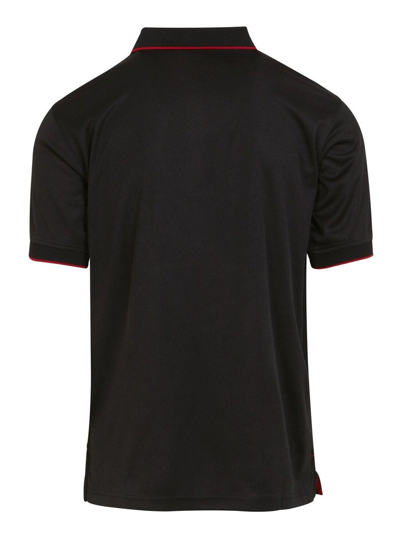 Régate - Polo NAVIGATE Noir Rouge - Kiabi