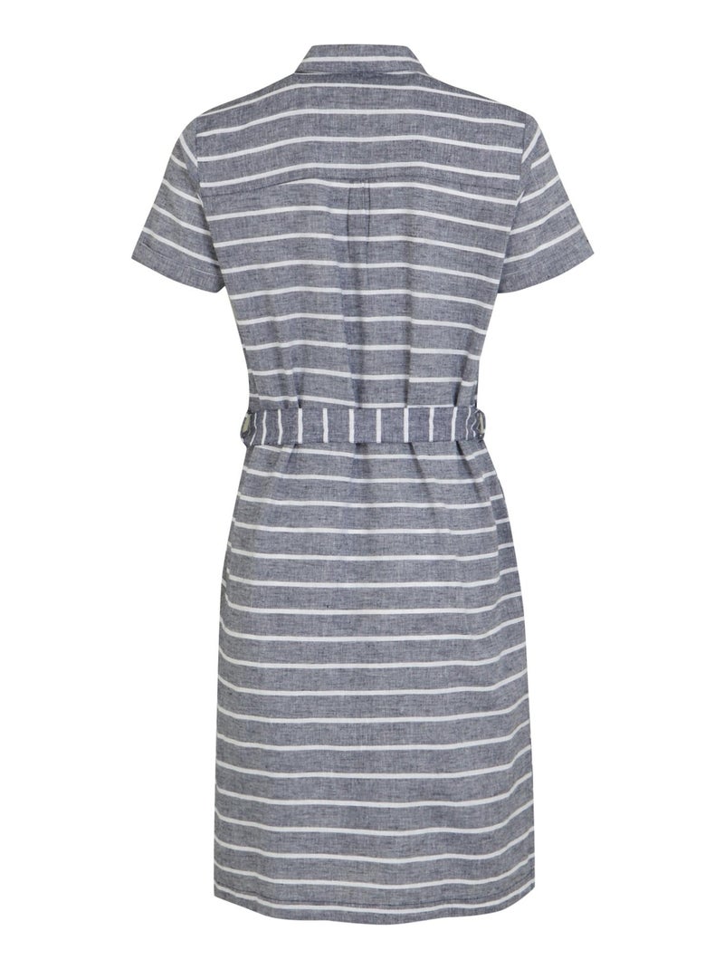 Régate - Robe chemisier REMA Bleu Bleu marine Blanc - Kiabi