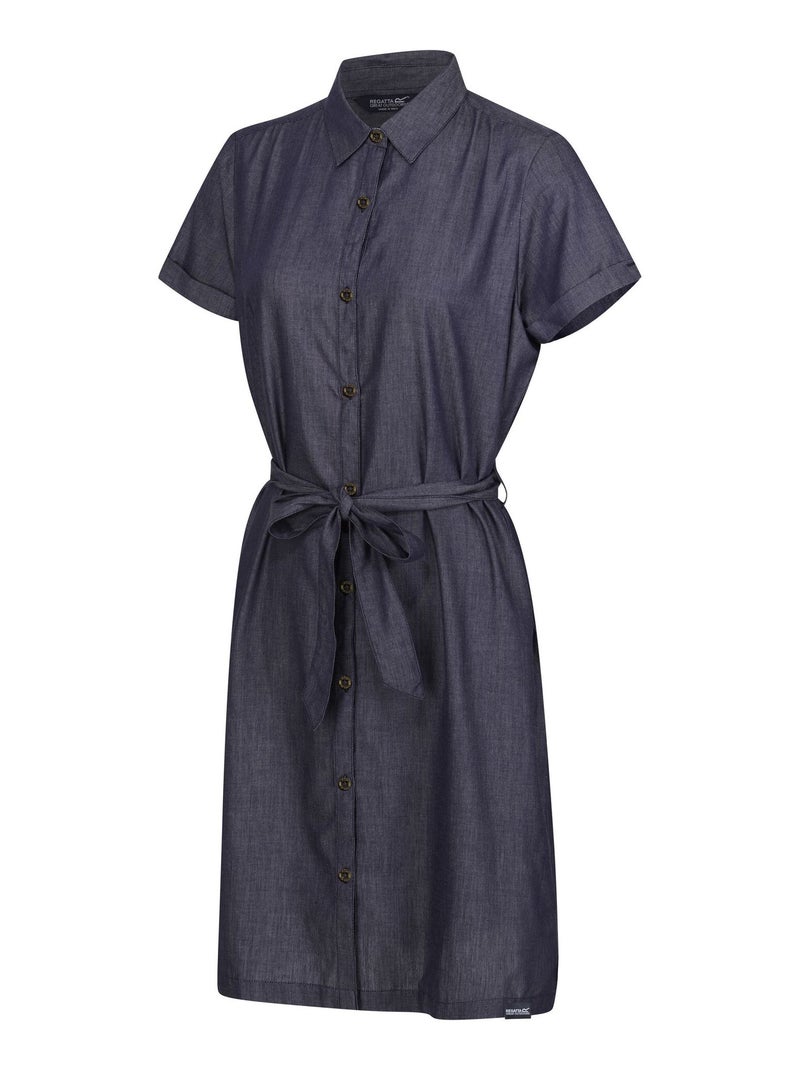 Régate - Robe chemisier REMA Bleu ciel - Kiabi