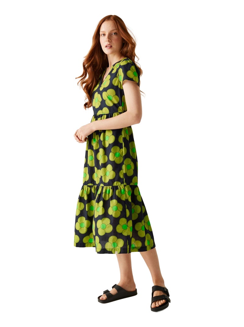 Régate - Robe mi-longue ORLA KIELY Bleu marine - Kiabi