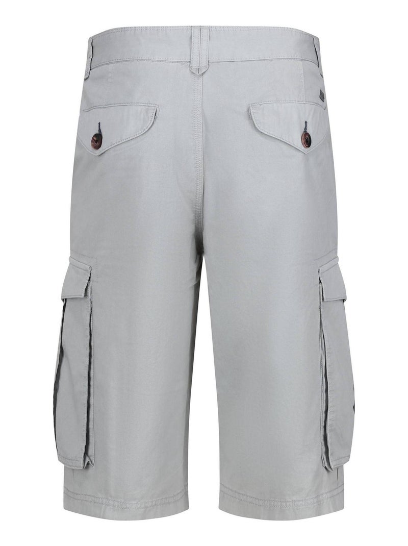 Régate - Short à poches motif/style rétro SHOREBAY Gris Argenté - Kiabi