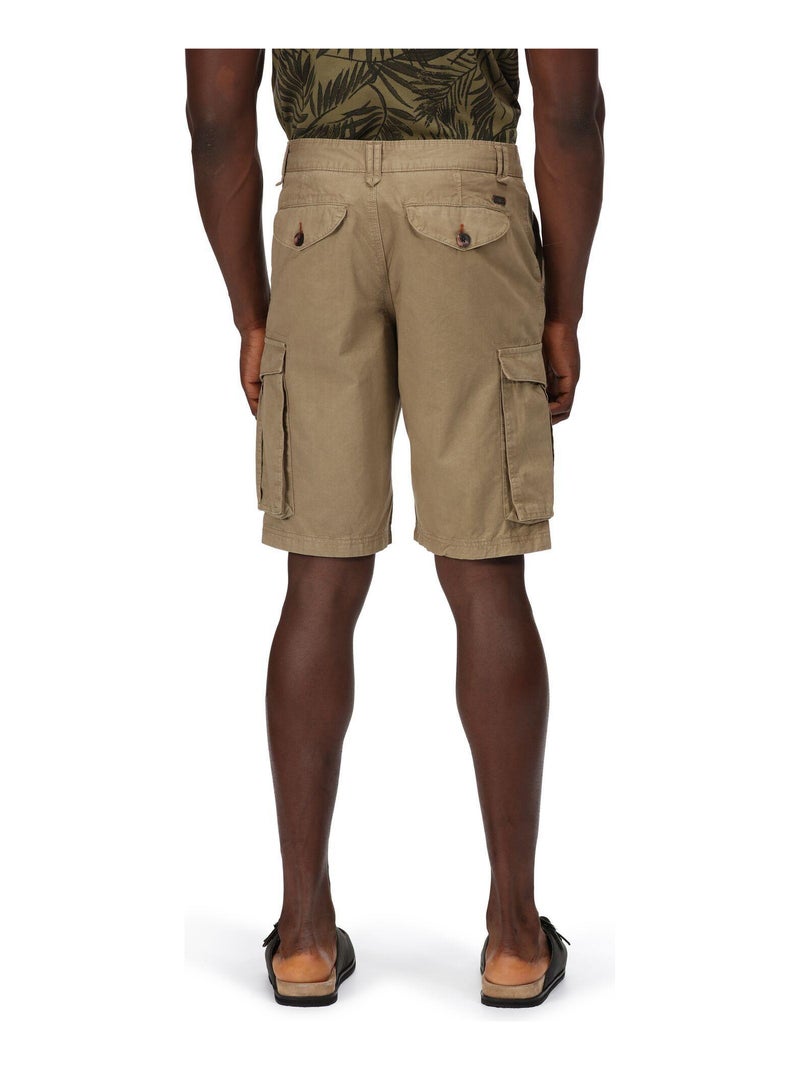 Régate - Short à poches motif/style rétro SHOREBAY Gris Argenté - Kiabi