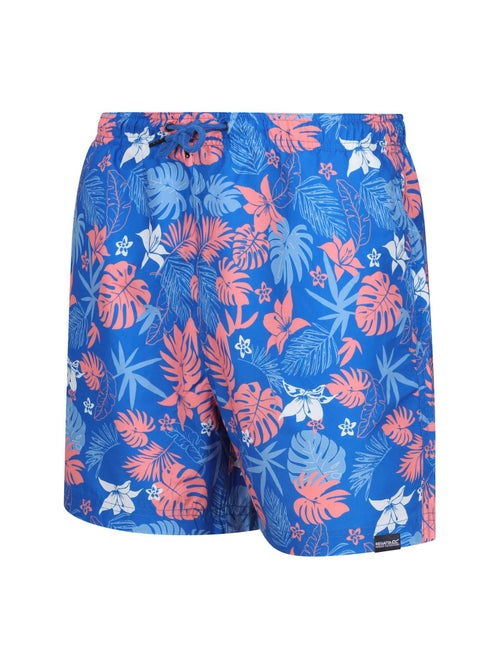 Régate - Short de bain motif/style famille hawaïenne LORAS - Kiabi