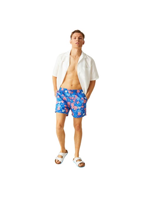 Régate - Short de bain motif/style famille hawaïenne LORAS - Kiabi