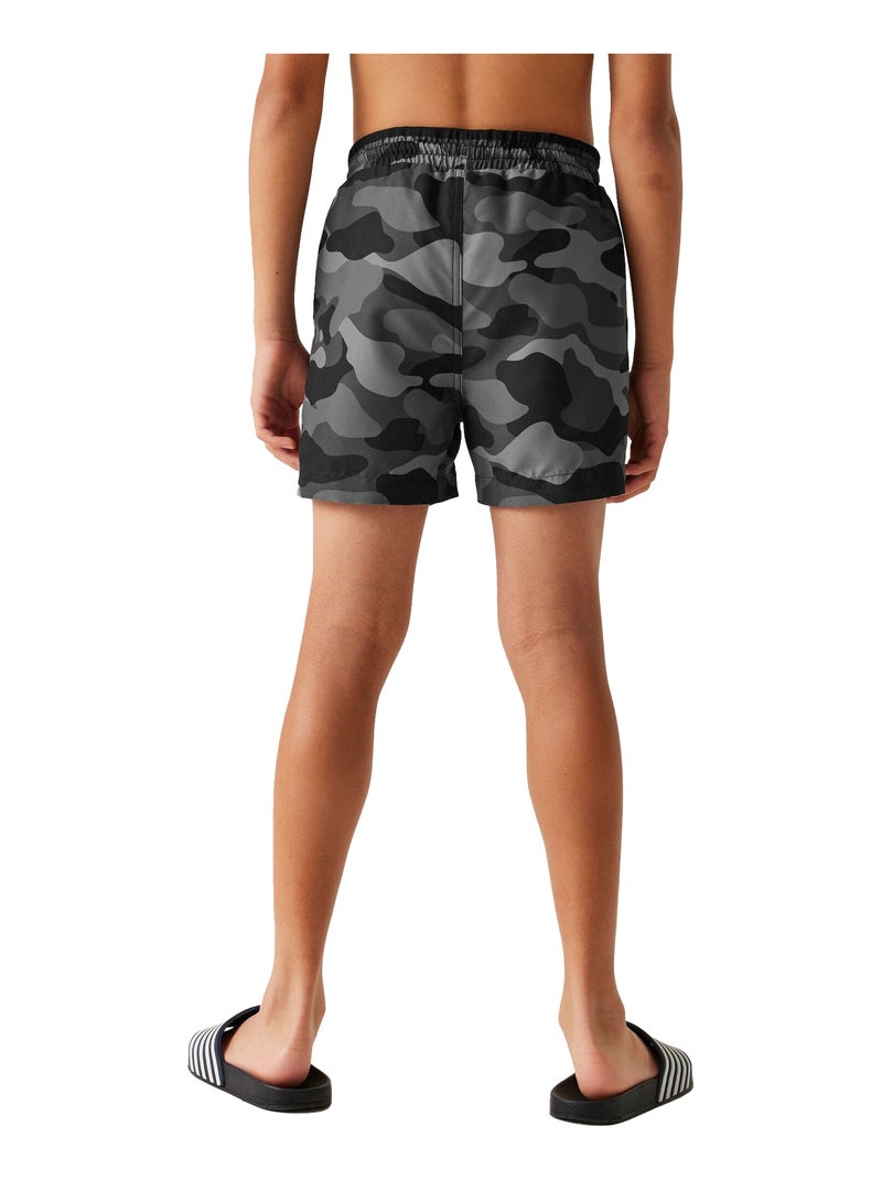 Régate - Short de bain SKANDER Gris Noir - Kiabi