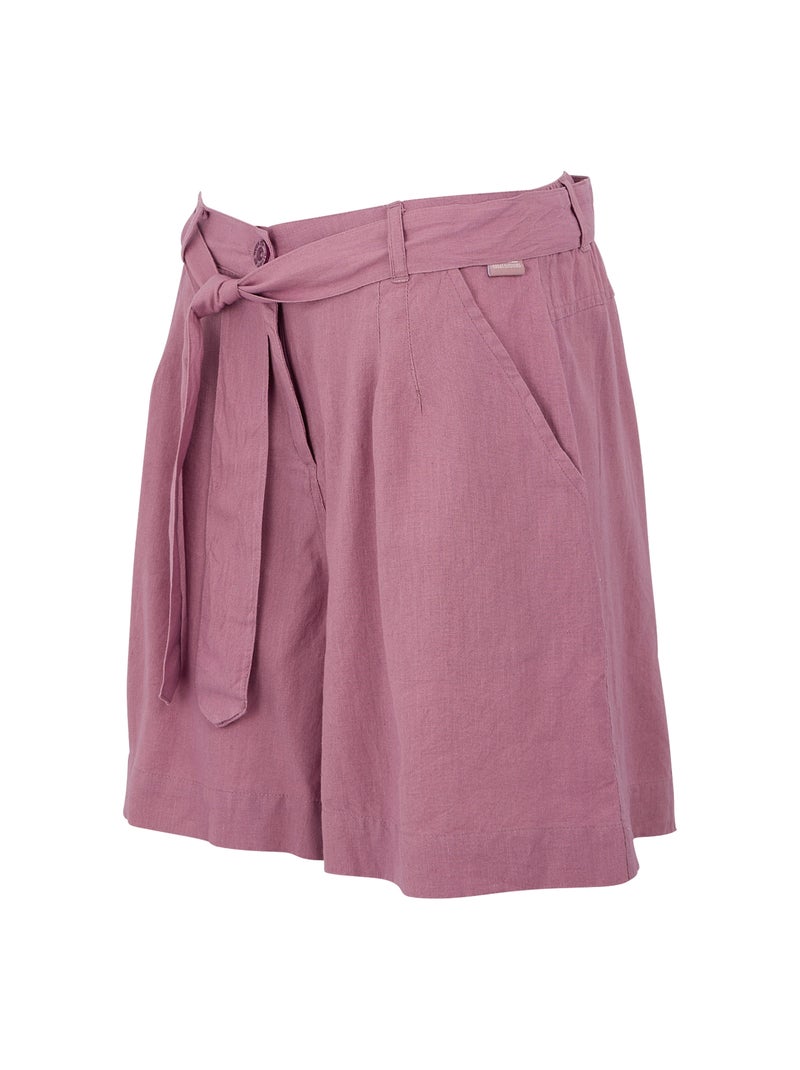 Régate - Short décontracté à nouer SABELA Mauve lilas - Kiabi