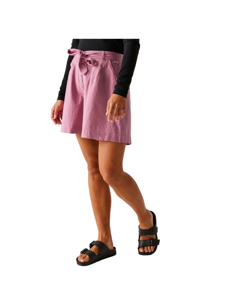 Régate - Short décontracté à nouer SABELA Mauve lilas - Kiabi