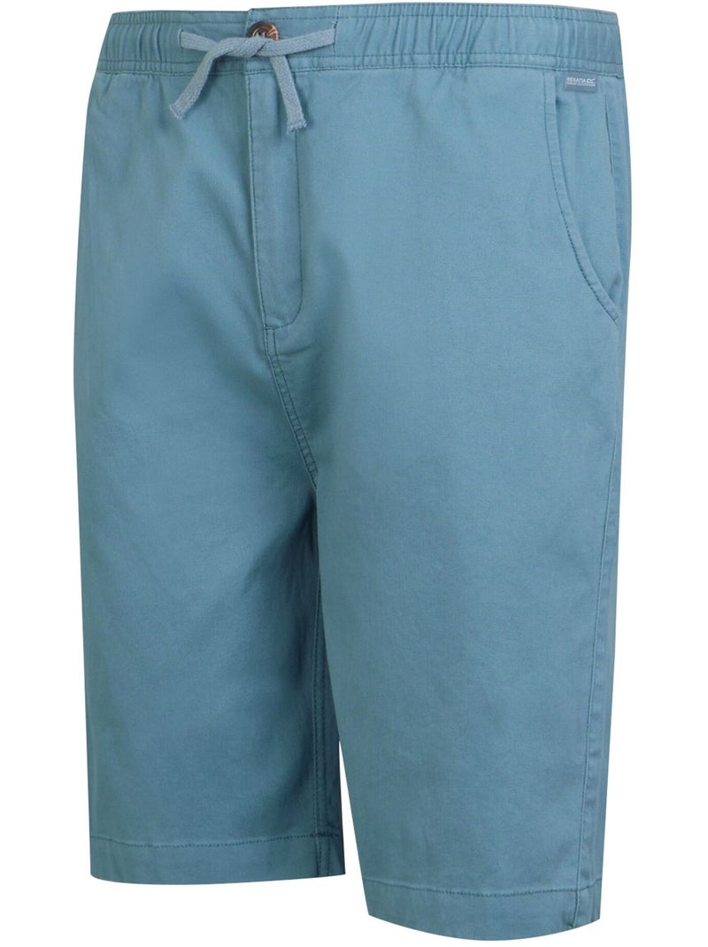 Régate - Short élastiqué à cordon ALDAN Bleu clair - Kiabi