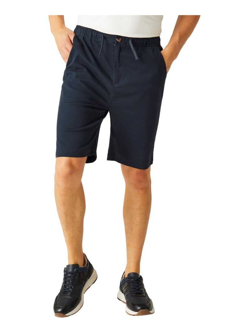 Régate - Short élastiqué à cordon ALDAN Bleu marine - Kiabi