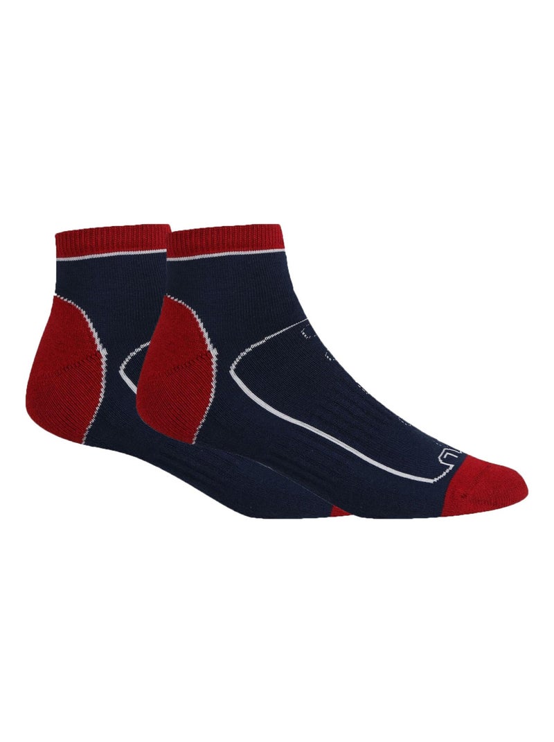 Régate - Socquettes SAMARIS TRAIL Bleu Rouge - Kiabi