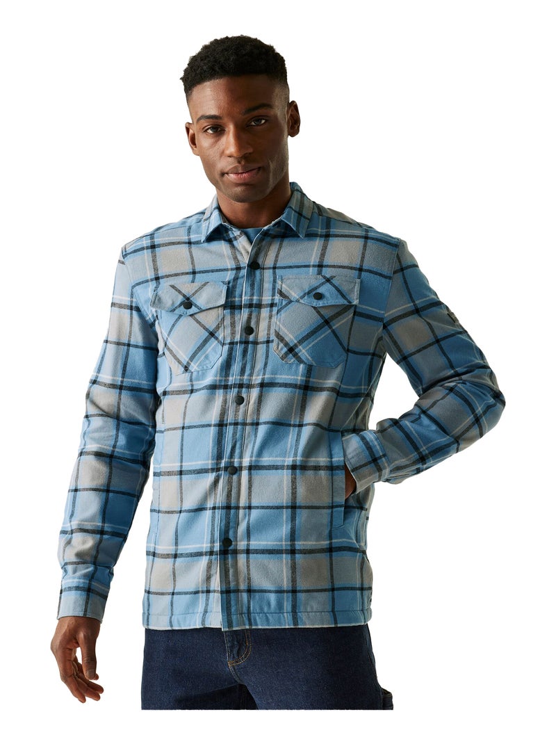 Régate - Surchemise motif/style à carreaux SPENNITH Gris Bleu - Kiabi