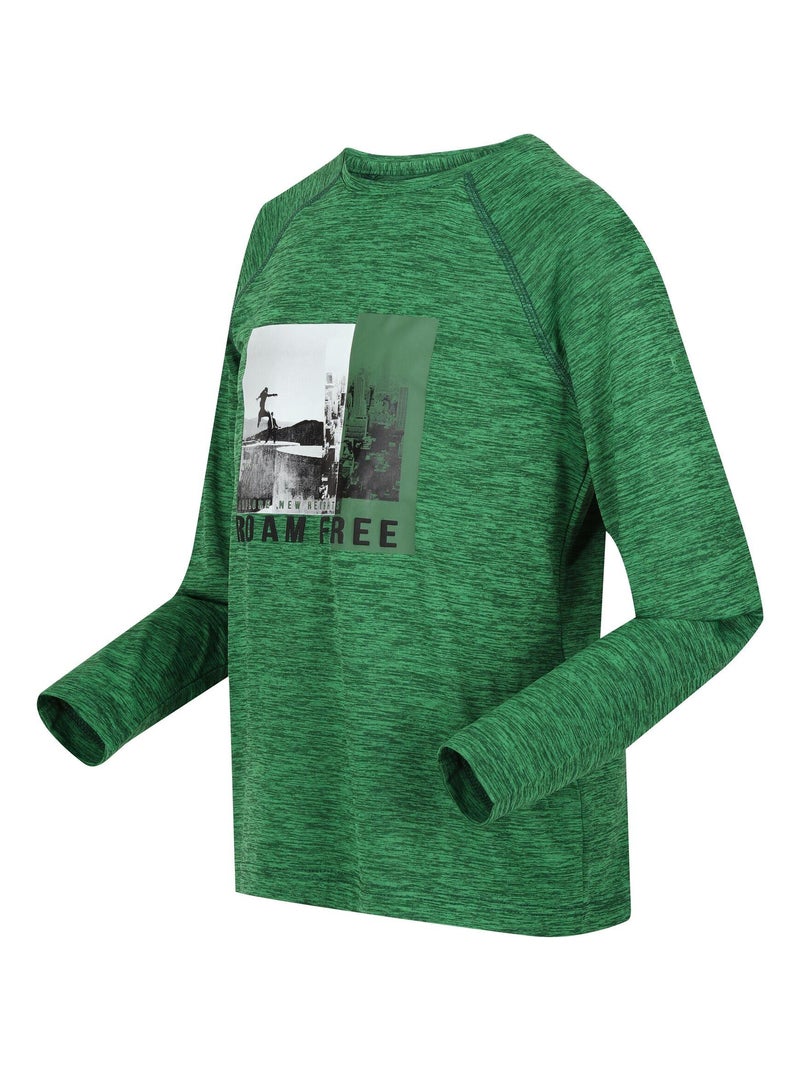 Régate - T-shirt BURNLEE ROAM FREE Vert foncé - Kiabi