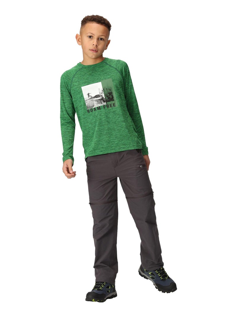 Régate - T-shirt BURNLEE ROAM FREE Vert foncé - Kiabi