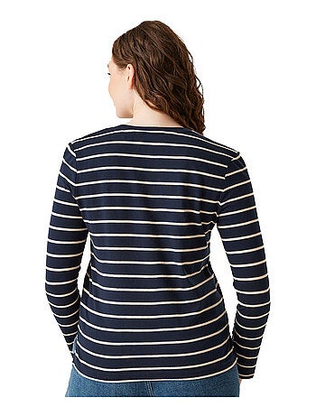 Régate - T-shirt manches longues motif/style à rayures FEDERICA