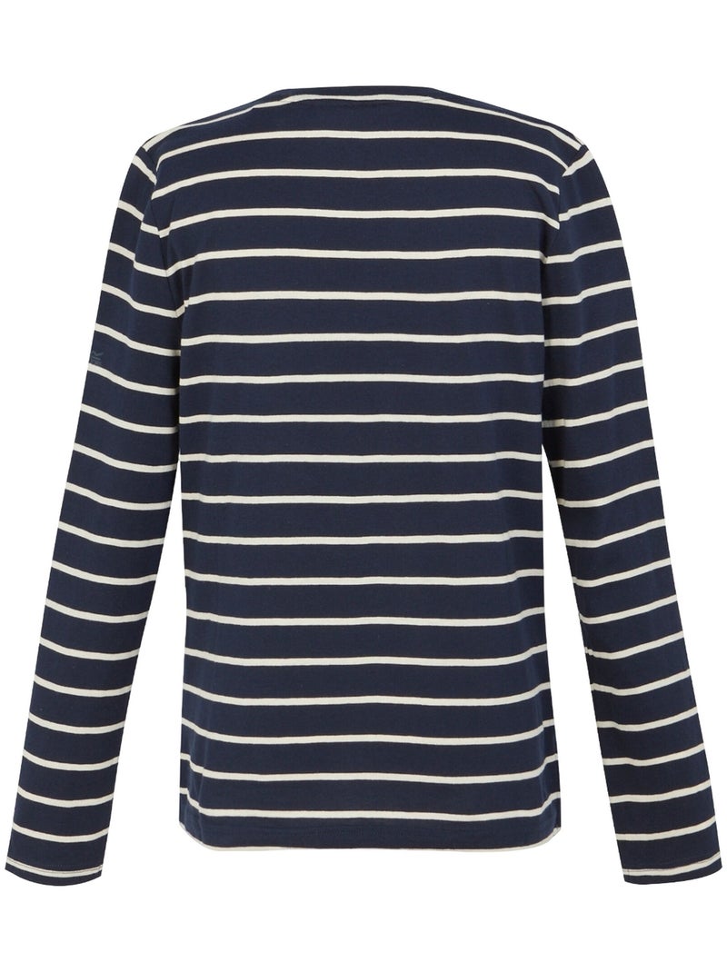 Régate - T-shirt manches longues motif/style à rayures FEDERICA Bleu marine - Kiabi