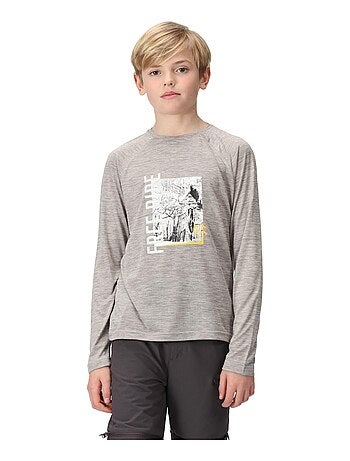 Régate - T-shirt manches longues motif/style Cyclisme BURNLEE